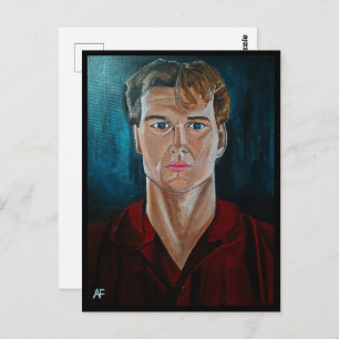 The Ghost Painting by Alfred Fox Postcard