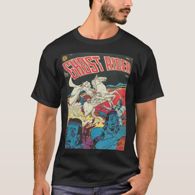 The Ghost Rider #1 Classic Comic Book T-Shirt (Front)