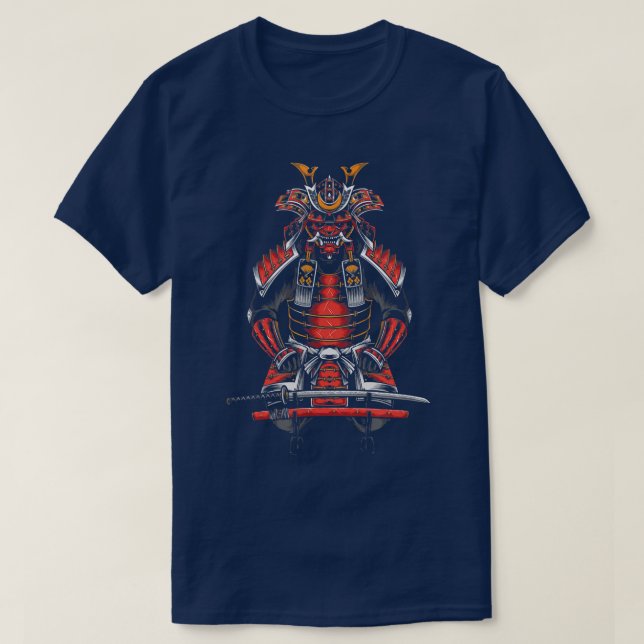 The Ghost Samurai Warrior Anime Manga Bushido (8) T-Shirt (Design Front)