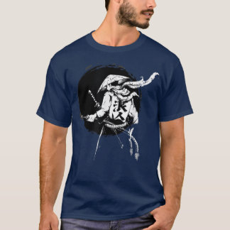 The Ghost Samurai Warrior Anime Manga Bushido T-Shirt