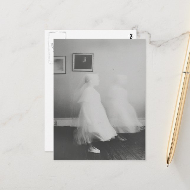The Ghost Twins in the Hallway Postcard (Front/Back In Situ)