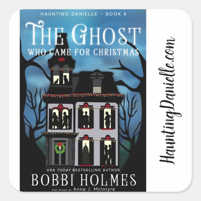 The Ghost Who Came for Christmas Stickers (Front)