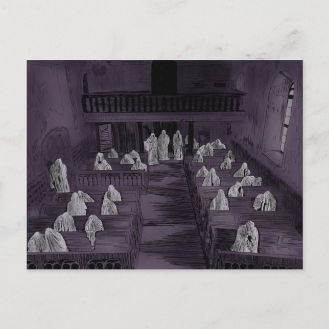 The Ghosts of St. George Church Postcard (Front)