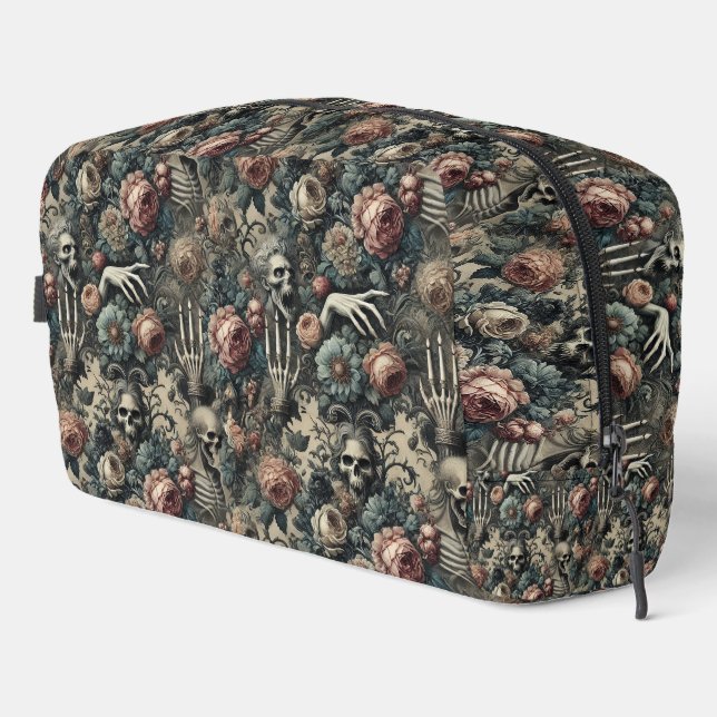 The Ghoul’s Gambit – Gothic Victorian Dopp Kit (Right Corner)