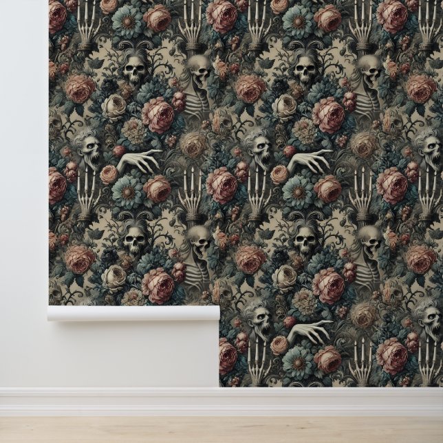 The Ghoul’s Gambit – Gothic Victorian Wallpaper (Application)