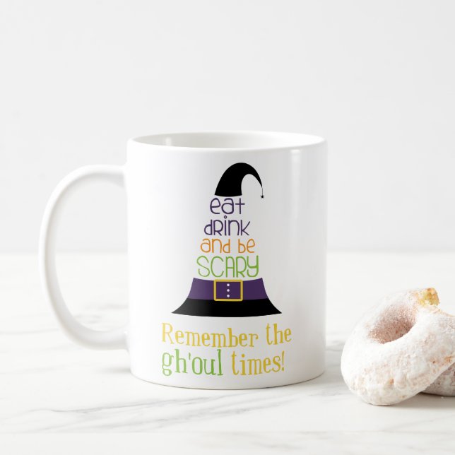 The Ghoul Times Coffee Mug (With Donut)