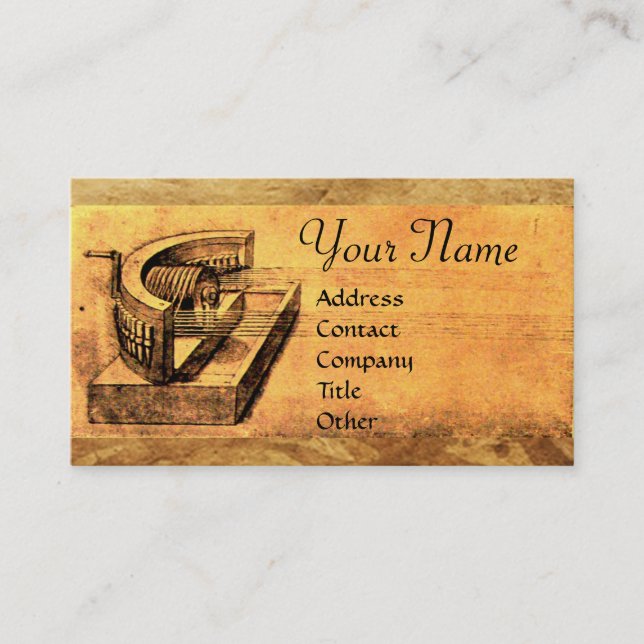 THE GIANT CROSSBOW AND MACHINE FOR MAKING ROPES BUSINESS CARD (Front)