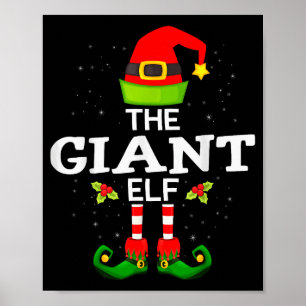 The Giant Elf Christmas Family Matching Pajama  Poster