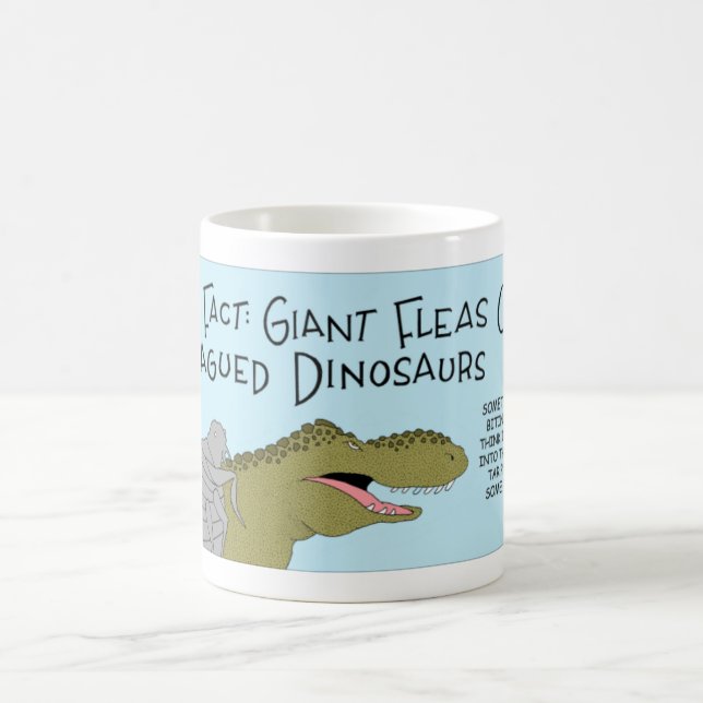 The giant flea coffee mug (Center)