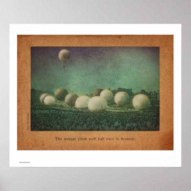 The Giant Puff Ball Race Poster (Front)