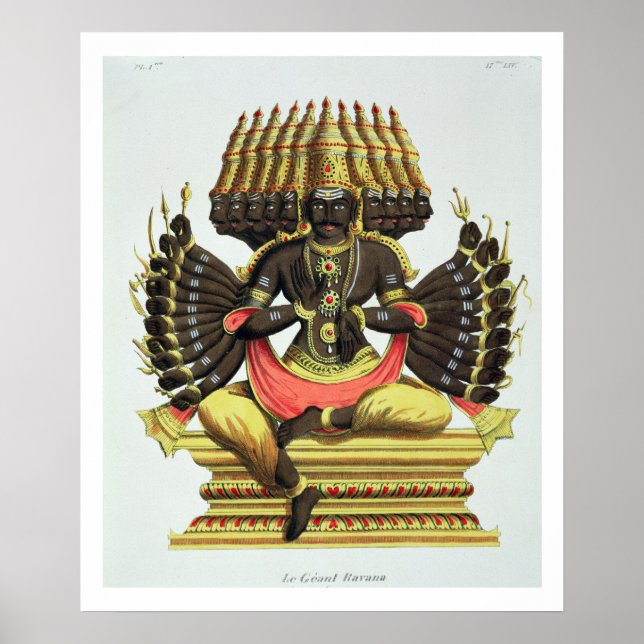 The Giant Ravana (colour litho) Poster (Front)
