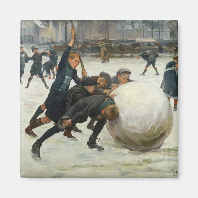 The Giantest Snowball, 1903 Magnet (Front)