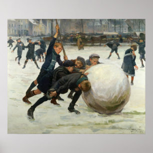 The Giantest Snowball, 1903 Poster