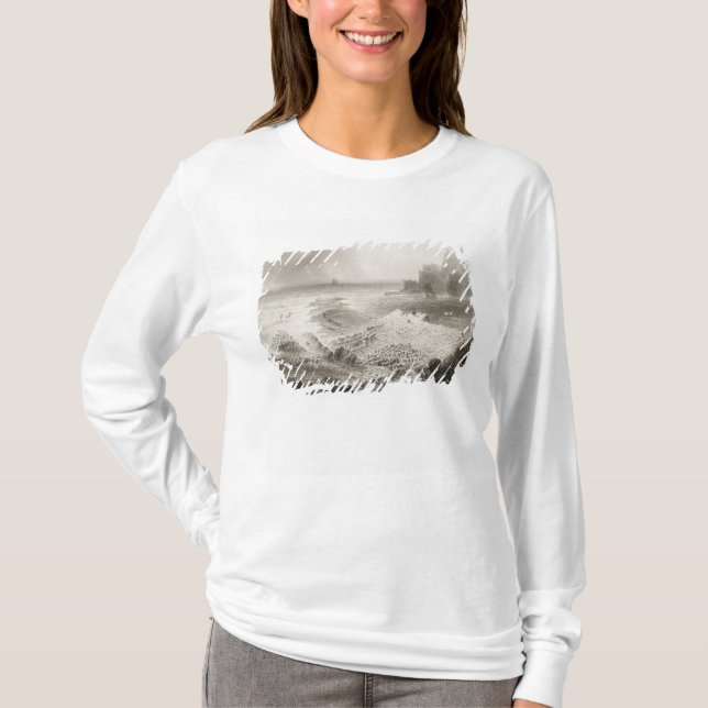 The Giant's Causeway from above T-Shirt (Front)