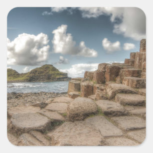 The Giant's Causeway, Northern Ireland Square Sticker