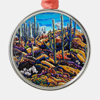 The Giants of the Desert Round Ornament
