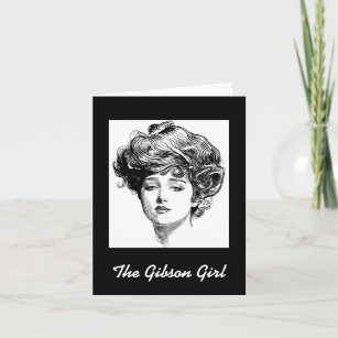 The Gibson Girl Note Card