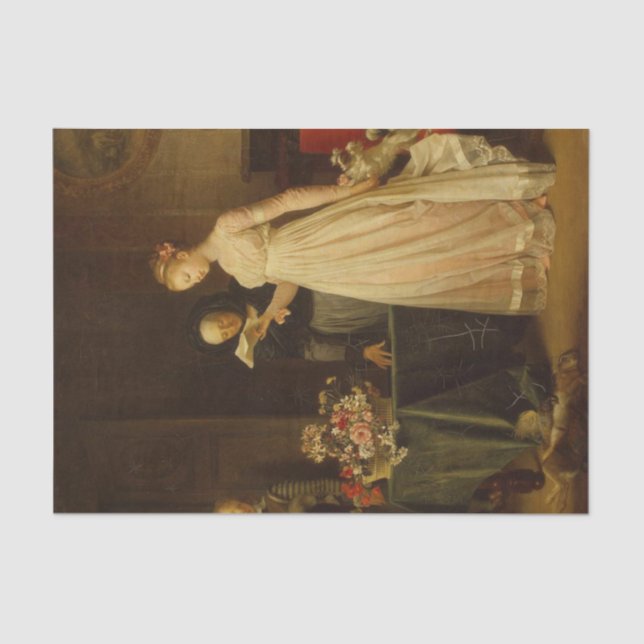 The Gift by Marguerite Gerard Tissue Paper (Front)