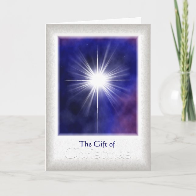 The Gift of Christmas Holiday Card (Front)