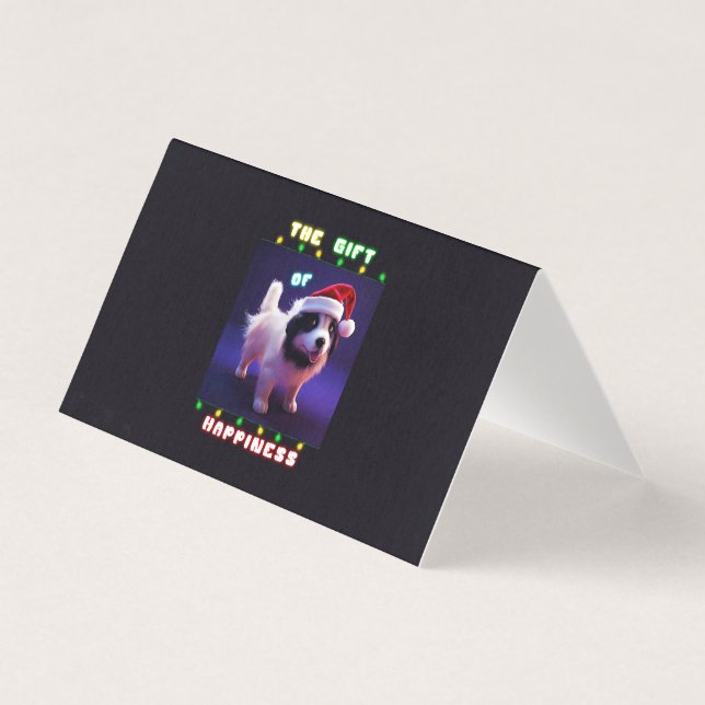 The Gift Of Happiness Puppy 25 December Christmas (Front)