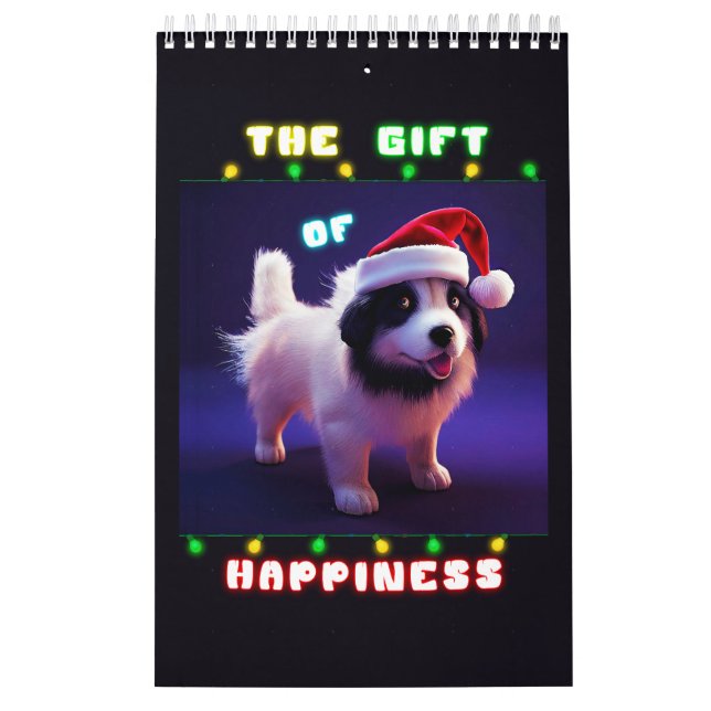 The Gift Of Happiness Puppy 25 December Christmas Calendar (Cover)