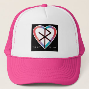 The Gift of Love Bindrune Trucker Hat