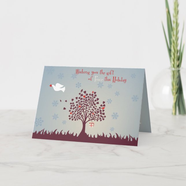 The gift of Peace Holiday Card (Front)
