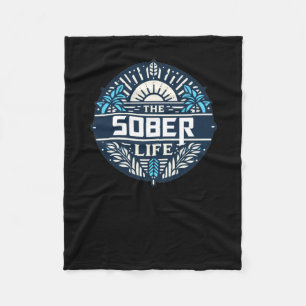 The Gift Of Sobriety  Fleece Blanket