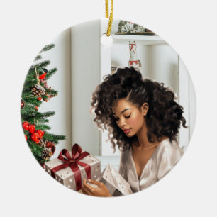 The "Gift of the Season" Ceramic Tree Decoration