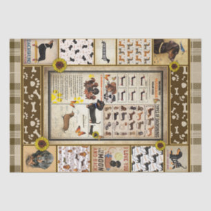 The Gifts For Dachshund Dog Lovers Tissue Paper