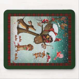 The Gifts For Dachshund Dogs For Merry Christmas Mouse Mat