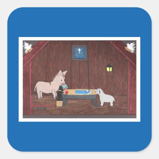 THE GIFTS SQUARE STICKER (Front)