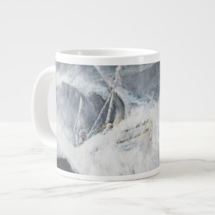 The Gigantic Wave Large Coffee Mug