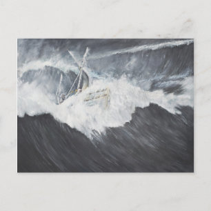 The Gigantic Wave Postcard