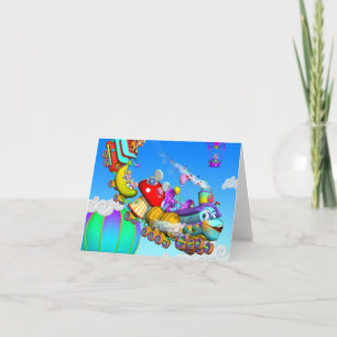 The GiggleBelly Train Note Card