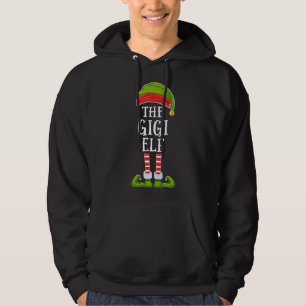 The Gigi Elf Christmas Funny Family Matching Pajam Hoodie