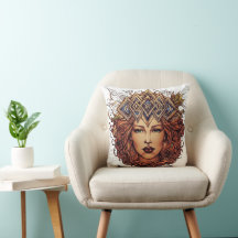 The Gilded Crown: Mythical Queen Portrait