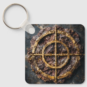 The Gilded Sigil Key Ring
