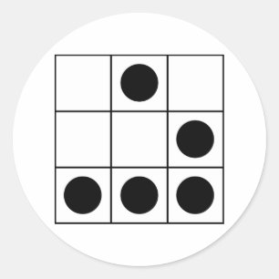 "The Gilder" Hacker Emblem Classic Round Sticker