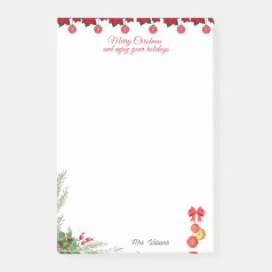 The giMerry Christmas and enjoy your holidays Post-it Notes