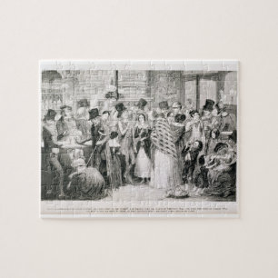 The Gin Shop, plate 1 of 'The Drunkard's Children' Jigsaw Puzzle