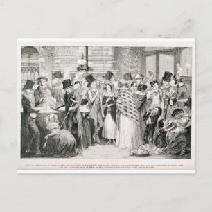 The Gin Shop, plate 1 of 'The Drunkard's Children' Postcard