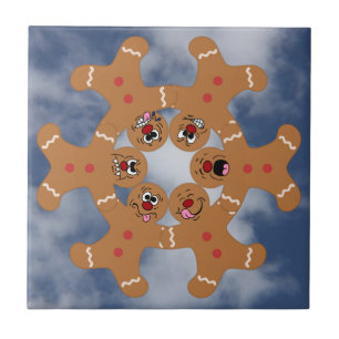 "The Ginger Boys" Gingerbread Skydiving Formation Tile