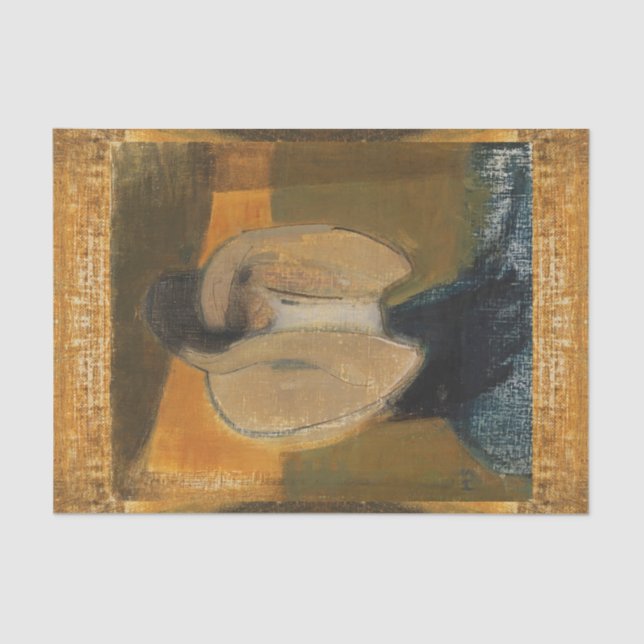 The Gipsy Woman, Helene Schjerfbeck, Decoupage Tissue Paper (Front)