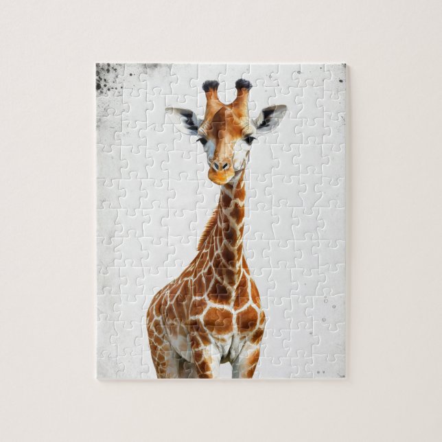 The giraffe  jigsaw puzzle (Vertical)