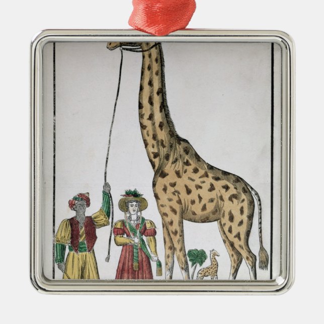 The Giraffe Presented to King from Pasha of Metal Tree Decoration (Front)