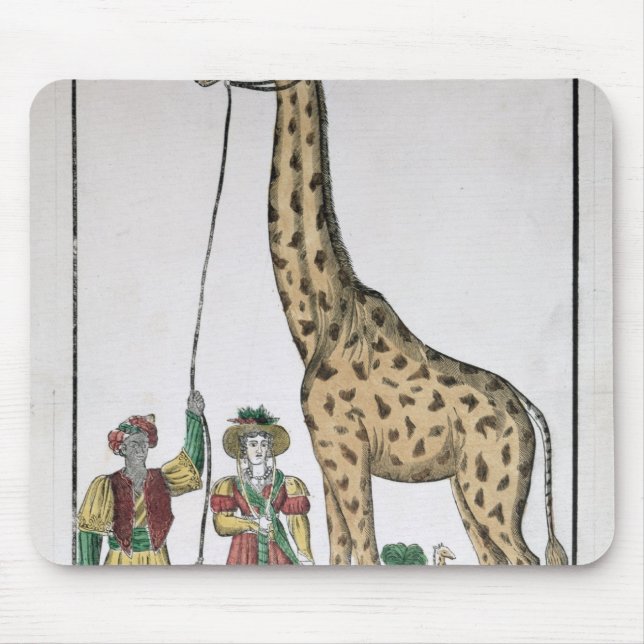 The Giraffe Presented to King from Pasha of Mouse Mat (Front)
