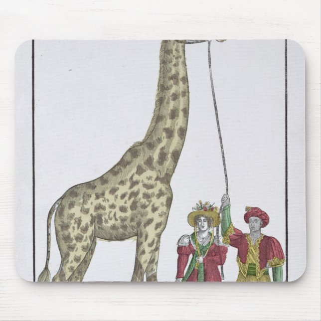 The Giraffe Presented to the King Mouse Mat (Front)