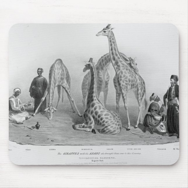 The Giraffes with the Arabs Mouse Mat (Front)