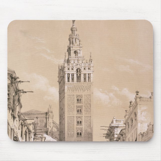 The Giralda, Seville Mouse Mat (Front)